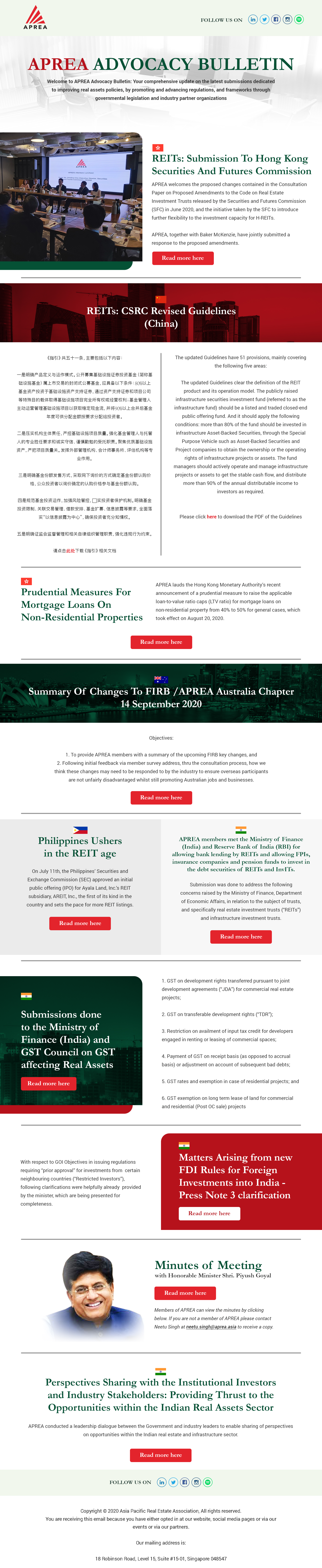 APREA Emailer Advocacy Bulletin