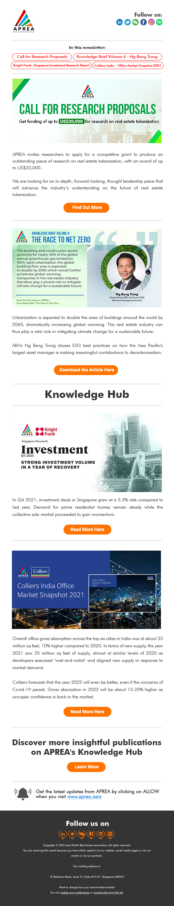 APREA Emailer January19