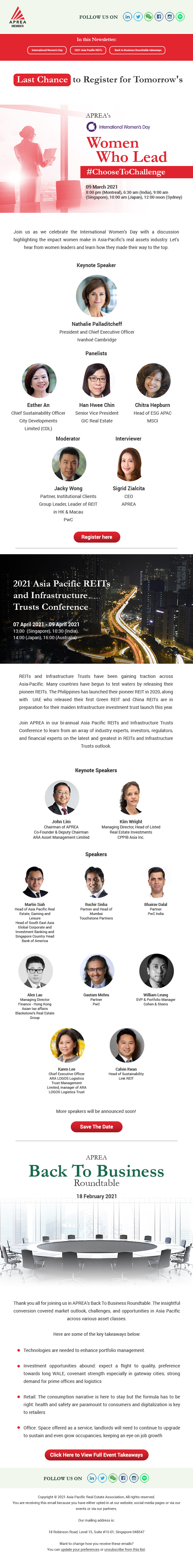 APREA Emailer March 8