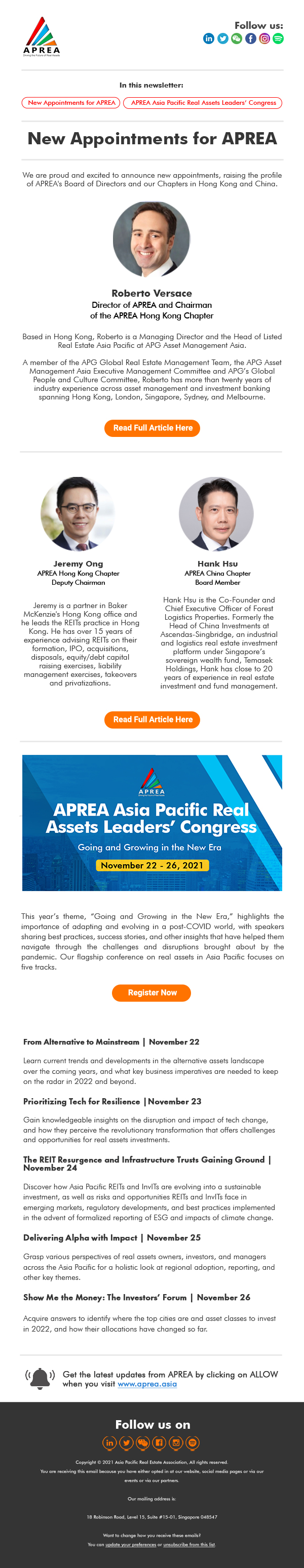 APREA Emailer November5