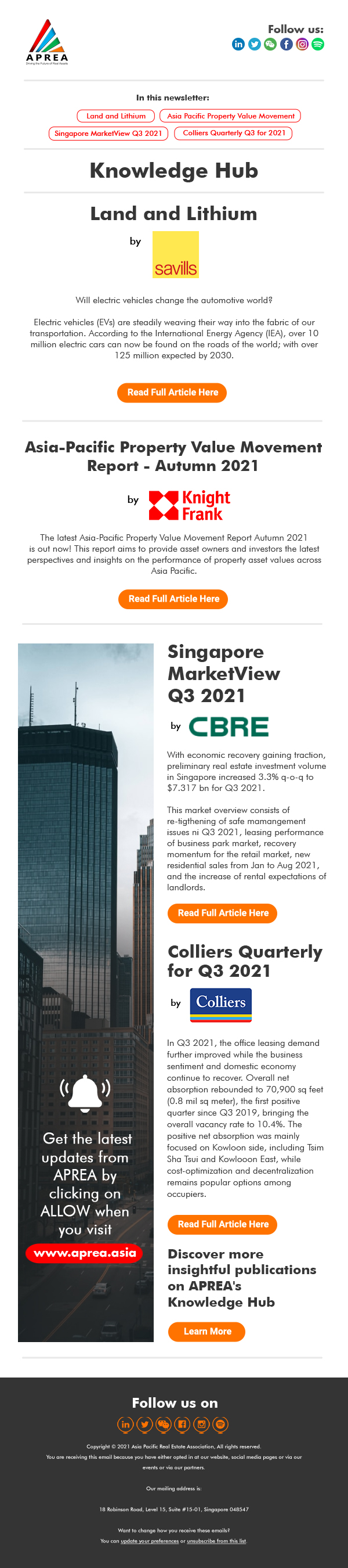 APREA Emailer October21