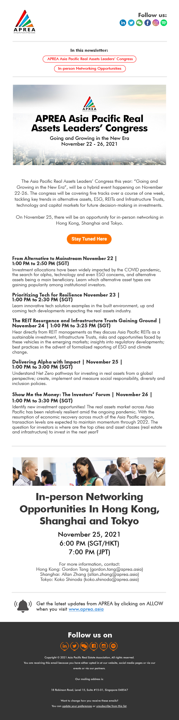 APREA Emailer October26