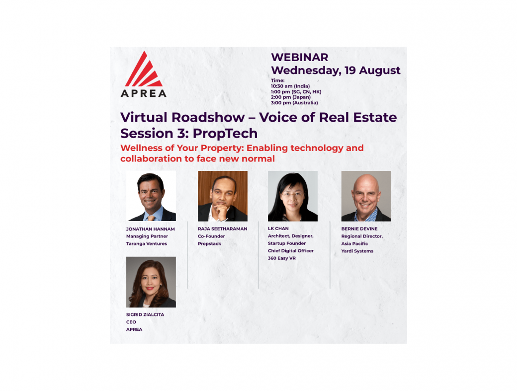 APREA Virtual Roadshow – Voice of Real Estate – Session 3: PropTech