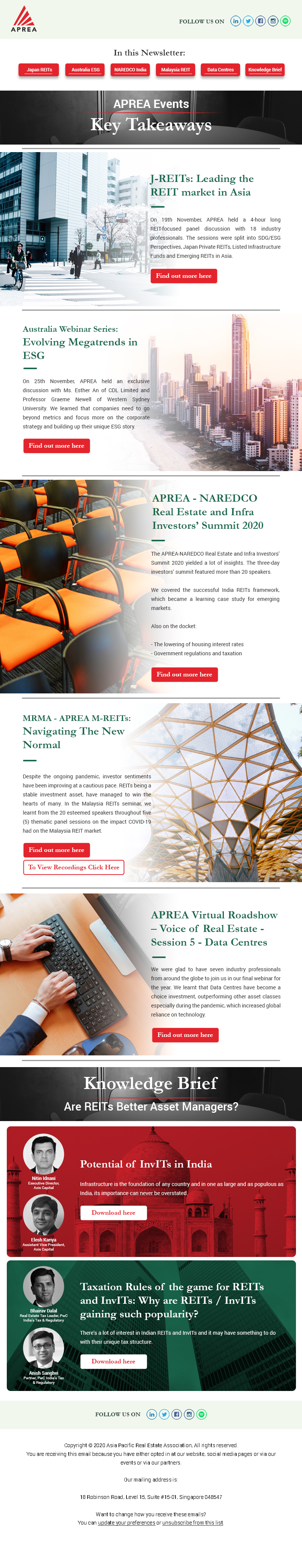 APREA Emailer Key Takeaways December 10
