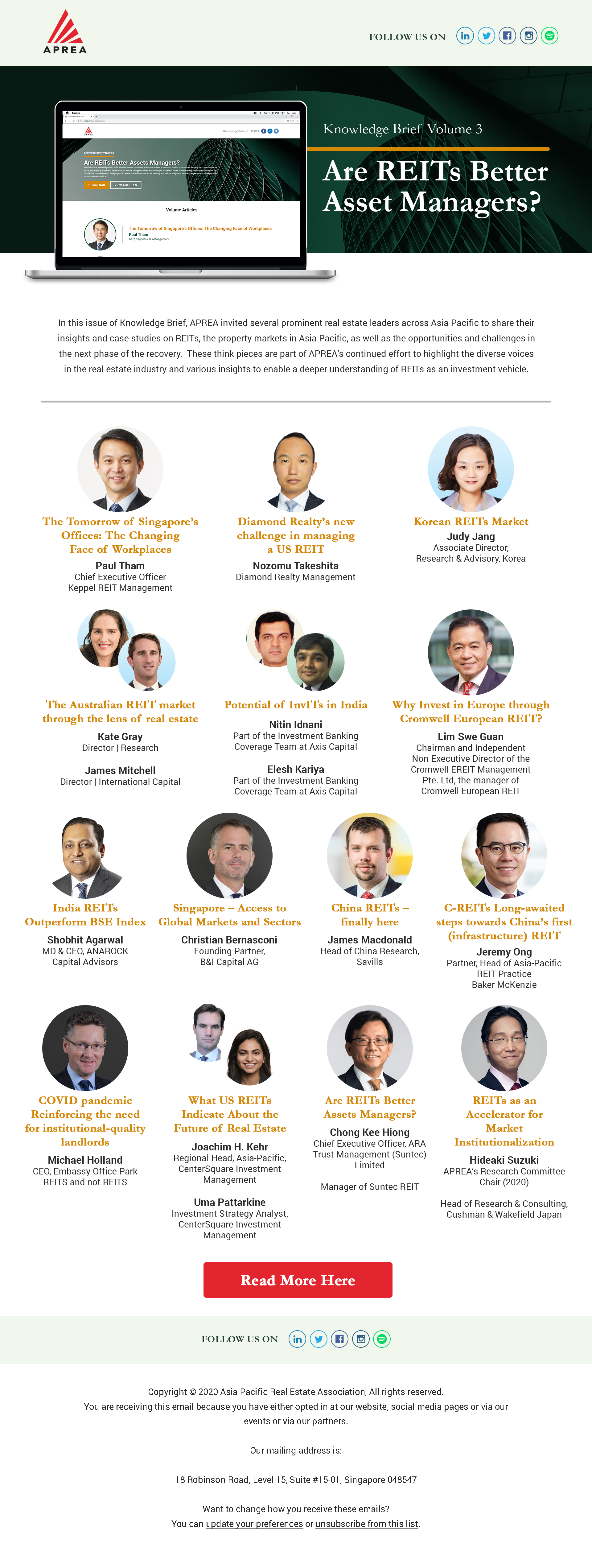 APREA Emailer Knowledge Brief
